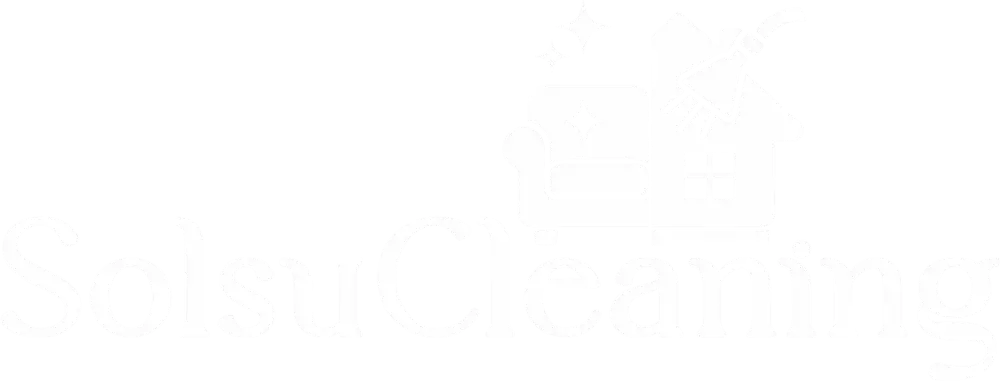 Logo branca da Solsucleaning para rodapé — Limpeza e Higienização Profissional